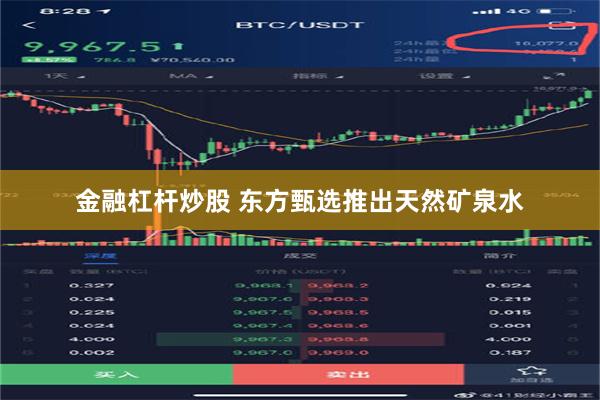 金融杠杆炒股 东方甄选推出天然矿泉水